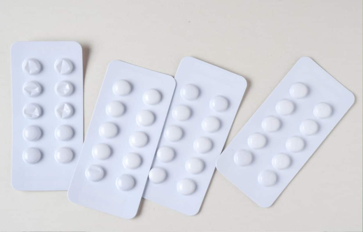 How Long Does Methylphenidate Last? Four blister packs of round pills.
